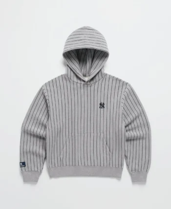 Heather Madhappy Yankees Pinstripe Hoodie